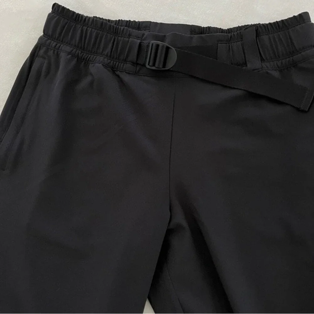 Athleta Quest Jogger Pants with Mesh Side Panel in Black, Size 0 NWOT